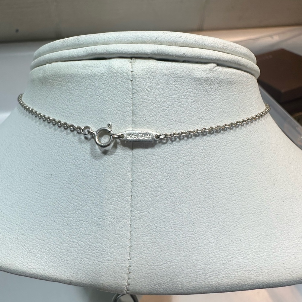 Tiffany & Co. Silver Heart Pendant Necklace - Picture 3 of 4